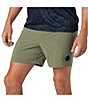 Color:Olive - Image 1 - The All Outs 5.5#double; Inseam Stretch Shorts