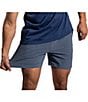 Color:Dusty Blue - Image 3 - The Amphibous 5.5#double; Inseam Stretch Hybrid Athletic Shorts
