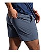 Color:Dusty Blue - Image 5 - The Amphibous 5.5#double; Inseam Stretch Hybrid Athletic Shorts