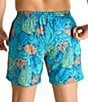 Chubbies The Coral Quarrels 5.5#double; Classic Lined Swim Trunks, Color:Bright Blue - Image 2