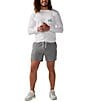 Color:Medium Grey Heather - Image 3 - The Grey Day 5.5#double; Inseam Shorts
