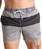 Chubbies The House Of The Rising Buns 5.5#double; Classic Swim Trunks, Color:Charcoal - Image 1