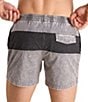 Chubbies The House Of The Rising Buns 5.5#double; Classic Swim Trunks, Color:Charcoal - Image 2