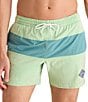 Chubbies The House Of The Rising Buns 5.5#double; Classic Swim Trunks, Color:Bright Green - Image 1