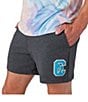 Color:Charcoal Heathered - Image 1 - The League Leaders 5.5#double; Inseam Schwort Shorts