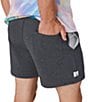Color:Charcoal Heathered - Image 2 - The League Leaders 5.5#double; Inseam Schwort Shorts