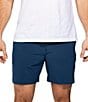 Color:Navy - Image 1 - The New Avenues 5.5#double; Inseam Stretch Shorts