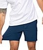 Color:Navy - Image 4 - The New Avenues 5.5#double; Inseam Stretch Shorts