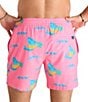 Chubbies The Pineapple Floaters 5.5#double; Classic Swim Trunks, Color:Bright Pink - Image 2