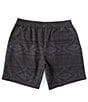 Color:Black - Image 2 - The Quest 7#double; Inseam Printed Stretch Liner Active Shorts