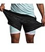 Color:Black - Image 5 - The Quests 5.5#double; Inseam Compression Lined Shorts
