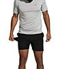 Color:Black - Image 4 - The Secret Agents 5.5#double; Inseam Compression Lined Shorts