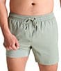 Chubbies The Sketches 5.5#double; Textured Swim Trunks, Color:Light Pastel Green - Image 1