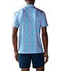 Color:Medium Blue - Image 2 - The Spade Short Sleeve Performance Polo Shirt