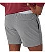 Color:Medium Grey - Image 2 - The Two-Tones 5.5#double; Inseam Stretch Shorts