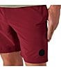 Color:Open Red - Image 4 - The Warmups 7#double; Inseam Stretch Shorts