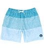 Color:Turquoise/Aqua - Image 1 - The Whale Sharks Family Matching Compression-Lined 7#double; Inseam Swim Trunks