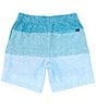 Color:Turquoise/Aqua - Image 2 - The Whale Sharks Family Matching Compression-Lined 7#double; Inseam Swim Trunks