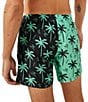 Color:Black/Green - Image 2 - Thron Of Thighs Classic 5.5#double; Inseam Swim Trunks