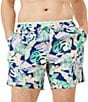 Chubbies Tropical Night Fauna 5.5#double; Inseam Swim Trunks, Color:Navy - Image 1