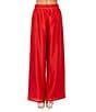 CIEBON Azra High-Rise Wide Leg Coordinating Pants, Color:Red - Image 3