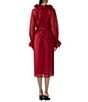 CIEBON Fabien Flutter Split V-Neck Long Sleeve Midi Dress - Image 2