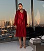 CIEBON Fabien Flutter Split V-Neck Long Sleeve Midi Dress - Image 5