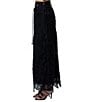 CIEBON Lori High-Rise A-Line Belted Embroidered Lace Coordinating Maxi Skirt, Color:Black - Image 2
