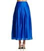 CIEBON Pheona Pleated High-Rise A-Line Coordinating Midi Skirt, Color:Blue - Image 3
