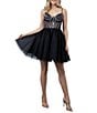 Cinderella Couture Beaded Sheer Corset Fit-And-Flare Dress - Image 1
