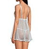 Cinema Etoile Soft Triangle Cup Tulle Babydoll With Panty