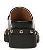 Color:Black - Image 3 - Annie Chain Bit Detail Platform Clogs