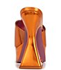 Color:Apricot Crush - Image 3 - Avery Metallic Platform Slide Sandals