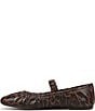 Circus NY by Sam Edelman Blythe Ruched Leopard Print Mary Jane Ballet Flats - Image 5