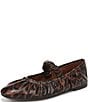 Circus NY by Sam Edelman Blythe Ruched Leopard Print Mary Jane Ballet Flats - Image 6