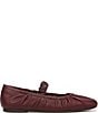 Circus NY by Sam Edelman Blythe Ruched Leather Mary Jane Ballet Flats - Image 2