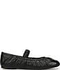 Circus NY by Sam Edelman Blythe Ruched Leather Mary Jane Ballet Flats - Image 4