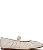 Circus NY by Sam Edelman Blythe Ruched Leather Mary Jane Ballet Flats - Image 5