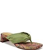 Circus NY by Sam Edelman Colette Silk Fabric Block Heel Thong Slide Sandals - Image 1