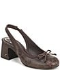Circus NY by Sam Edelman Diane Distressed Bow Slingback Ballet Pumps - Image 1