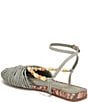 Circus NY by Sam Edelman Kassie Woven Suede Beaded Ankle Strap Flat Sandals - Image 4