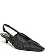 Circus NY by Sam Edelman Katia Ruched Slingback Kitten Heel Pumps - Image 1