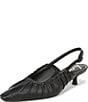 Circus NY by Sam Edelman Katia Ruched Slingback Kitten Heel Pumps - Image 6
