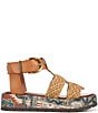 Color:Redwood Brown/Natural Multi - Image 2 - Circus NY by Sam Edelman Katy Woven Pattern Platform Gladiator Sandals