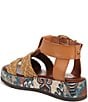 Color:Redwood Brown/Natural Multi - Image 4 - Circus NY by Sam Edelman Katy Woven Pattern Platform Gladiator Sandals