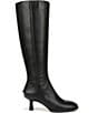 Circus NY by Sam Edelman Marlowe Leather Kitten Heel Tall Dress Boots - Image 2