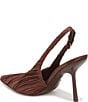 Circus NY by Sam Edelman Oaklee Gathered Fabric Point Toe Slingback Dress Pumps - Image 6