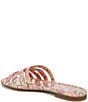 Color:Pink Sorbet Multi - Image 4 - Circus NY by Sam Edelman Cat Patent Printed Double C Slide Sandals
