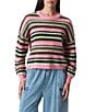 Color:Black Forest - Image 1 - Circus NY by Sam Edelman Stripe Print Sweater