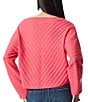 Color:Fuchsia - Image 2 - Circus NY by Sam Edelman V-Neck Textured Rib Cropped Sweater
